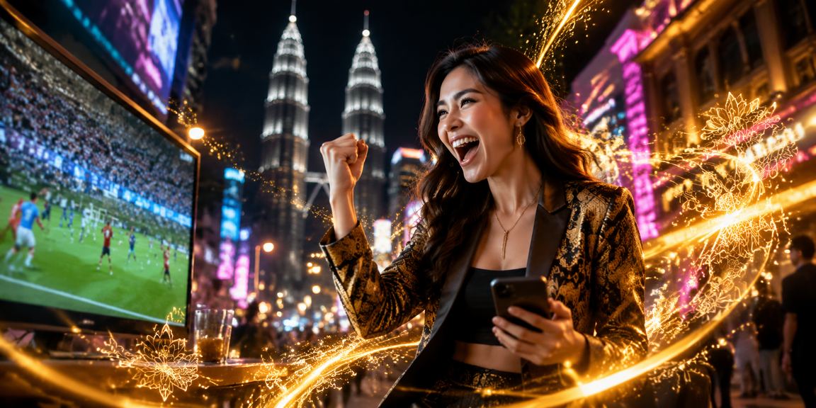 Suasana kasino hiburan di Kuala Lumpur dengan pencahayaan menarik dan permainan hebat