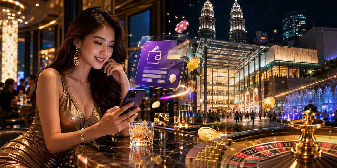 Pengguna Kuala Lumpur membeli tiket loteri dalam talian melalui aplikasi mudah alih pada waktu pagi